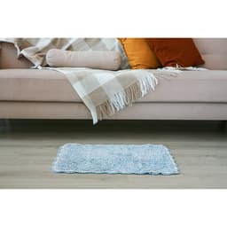 Коврик для дома Доляна «Тэя», 50×80 см, голубой