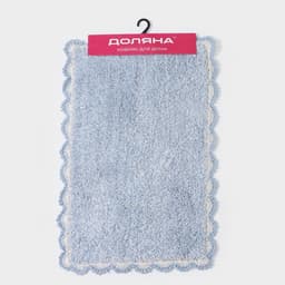 Коврик для дома Доляна «Тэя», 50×80 см, голубой