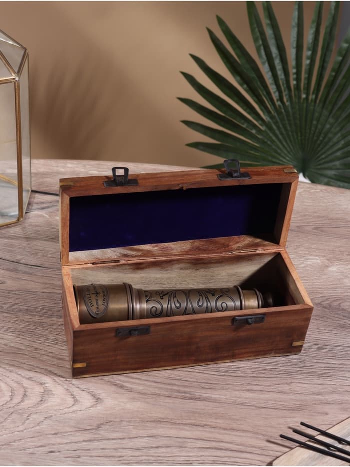 Подзорная труба «Олд», 40 см, латунь