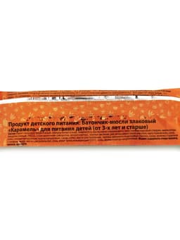 Батончик-мюсли злаковый Ми-Ми-Мишки карамель, 24 г