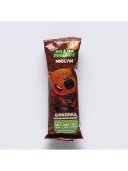 Батончик-мюсли злаковый Ми-Ми-Мишки шоколад, 24 г