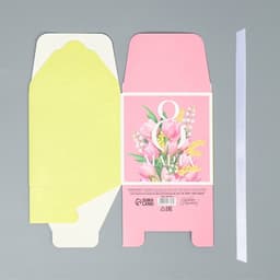 Коробка подарочная складная, упаковка, «8 марта», 12×12×12 см