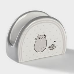 Салфетница Доляна «Уютные коты», 9.5×4.5×7 см