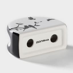 Салфетница Доляна «Весенний вечер», 9.5×4.3×7 см, доломит, белая