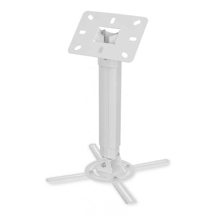 Кронштейн для проектора Buro PR05-W, потолочный, поворот и наклон, до 13.6 кг, белый