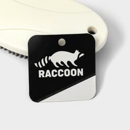 Щётка универсальная Raccoon, 12×6.5×2.5 см, пластик, TPR ворс, 1.6 см