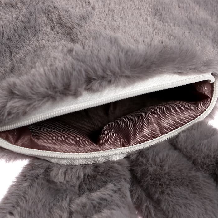 Сумка детская «Зайчик», 20×20 см, серая