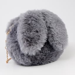 Сумка детская «Зайчик», 20×20 см, серая