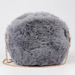 Сумка детская «Зайчик», 20×20 см, серая