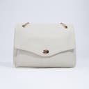 Сумка женская на клапане, цвет белый