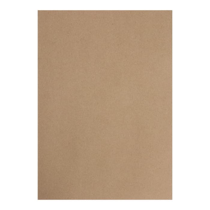Крафт-бумага для рисования, графики и эскизов А3, 20 листов (300×420 мм), 175 г/м², в крафт папке, коричневая/серая