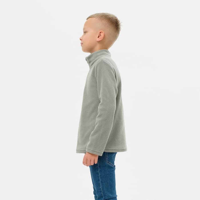 Толстовка детская флисовая MINAKU, цвет оливковый, размер 122 см