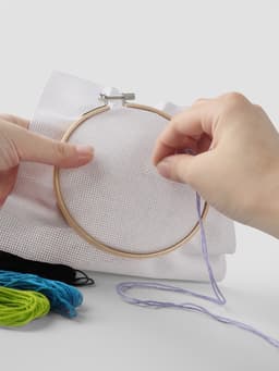 Канва для вышивания №18, 30×20 см, белая