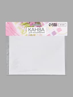 Канва для вышивания №18, 30×20 см, белая
