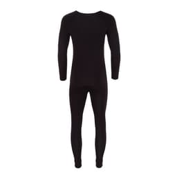 Термобельё мужское (джемпер, кальсоны), чёрное, размер 46