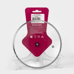 Крышка для сковороды и кастрюли Доляна, d=20 см, нержавеющий обод, пластиковая ручка, стекло, прозрачная