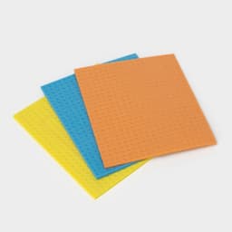 Салфетки для уборки Доляна, целлюлоза губчатая, 16.5×15.5 см, 3 шт.