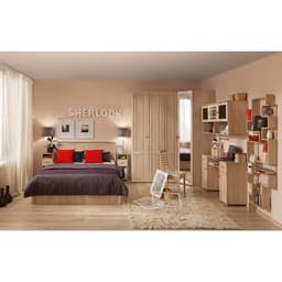 Столик туалетный Sherlock 52, 1190×403×791 мм, цвет дуб сонома