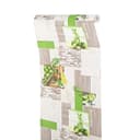 Обои моющиеся «Мохито – 05. Саратовские обои», на бумажной основе, 0.53×10.05 м, цвет бежевый/зелёный