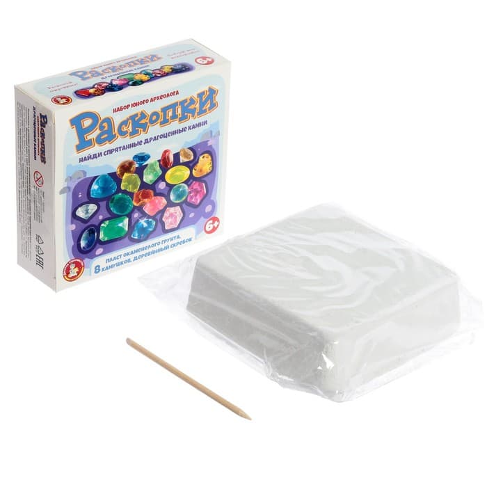 Игровой набор Десятое Королевство «Раскопки. Драгоценные камни», 8 камушков