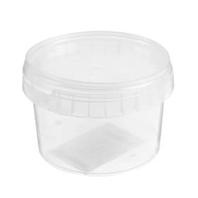 Емкость полимерная, 0.28 л, прозрачная, с крышкой, 1 шт.