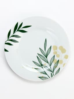 Чайная пара керамическая «Листья», 200 мл