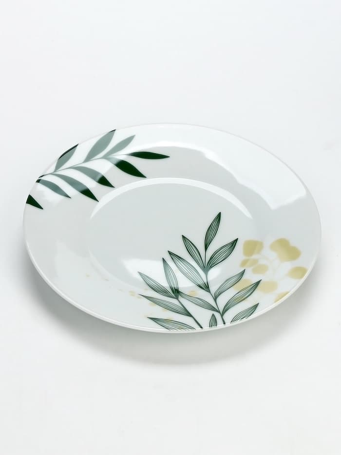 Чайная пара керамическая «Листья», 200 мл