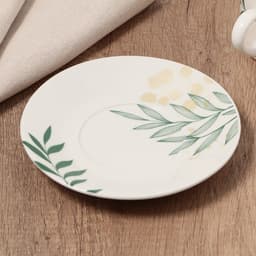 Чайная пара керамическая «Листья», 200 мл