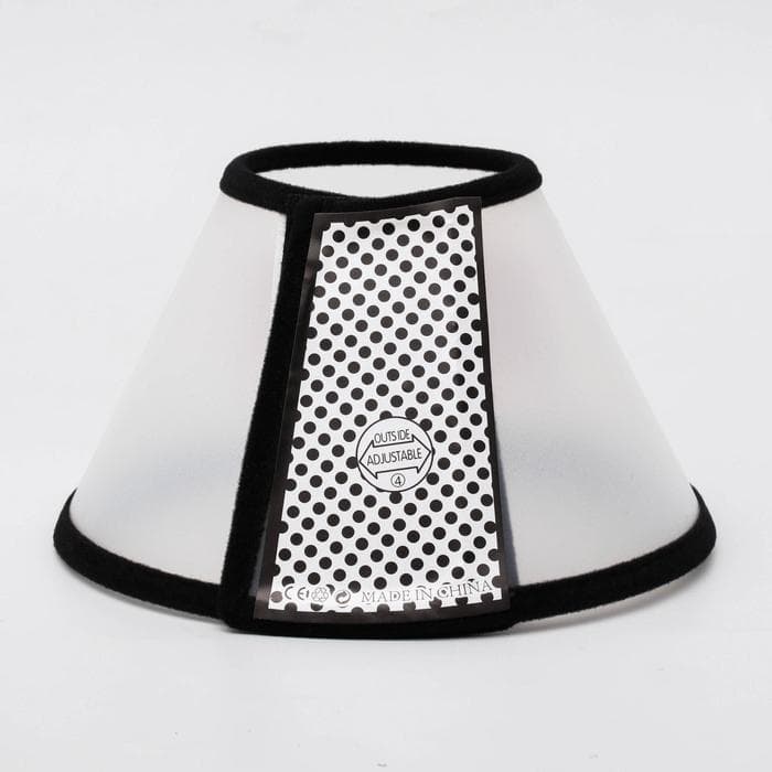 Воротник ветеринарный, набор 7 шт. - 7 размеров, чёрный