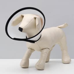 Воротник ветеринарный, набор 7 шт. - 7 размеров, чёрный