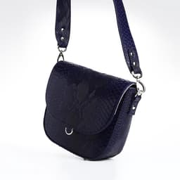 Сумка женская мессенджер TEXTURA на магните, 17×8×19 см, синяя