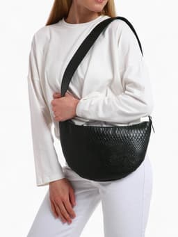 Сумка женская кросс-боди TEXTURA на молнии, 26×3×21 см, зелёная