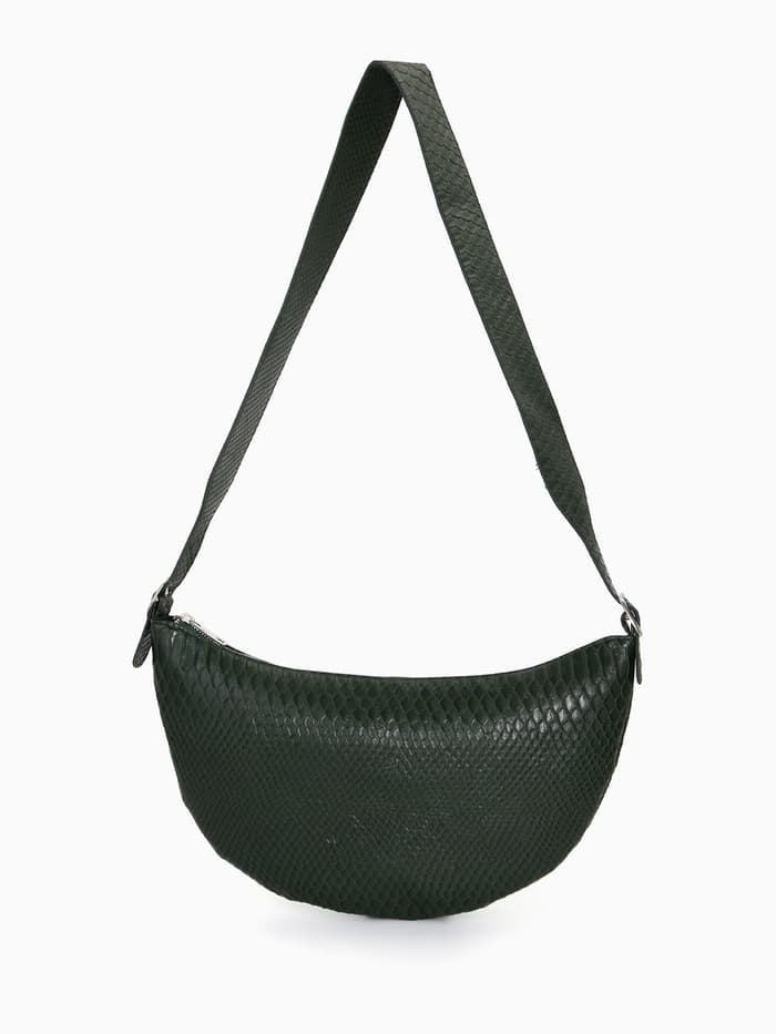 Сумка женская кросс-боди TEXTURA на молнии, 26×3×21 см, зелёная