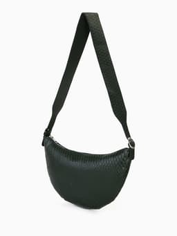 Сумка женская кросс-боди TEXTURA на молнии, 26×3×21 см, зелёная