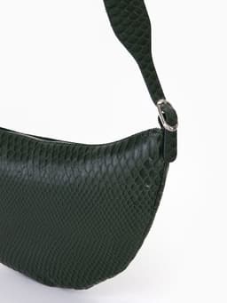 Сумка женская кросс-боди TEXTURA на молнии, 26×3×21 см, зелёная