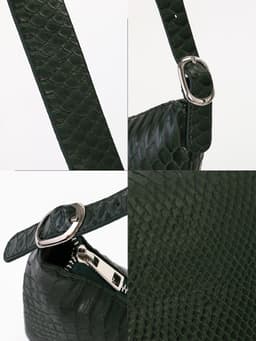 Сумка женская кросс-боди TEXTURA на молнии, 26×3×21 см, зелёная