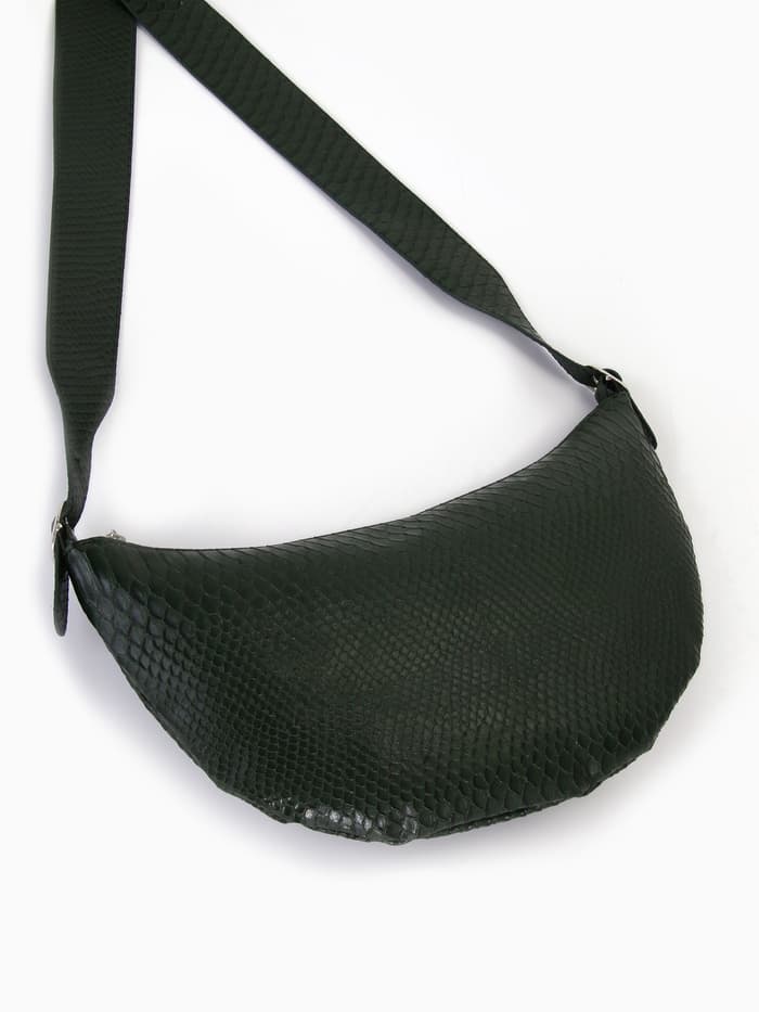 Сумка женская кросс-боди TEXTURA на молнии, 26×3×21 см, зелёная