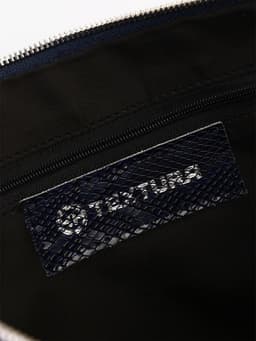 Сумка женская кросс-боди TEXTURA на молнии, 26×3×21 см, синяя