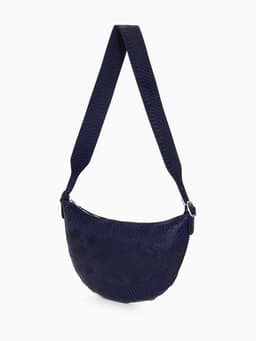 Сумка женская кросс-боди TEXTURA на молнии, 26×3×21 см, синяя