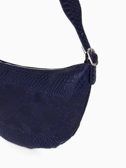 Сумка женская кросс-боди TEXTURA на молнии, 26×3×21 см, синяя