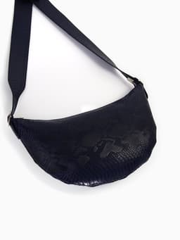 Сумка женская кросс-боди TEXTURA на молнии, 26×3×21 см, синяя