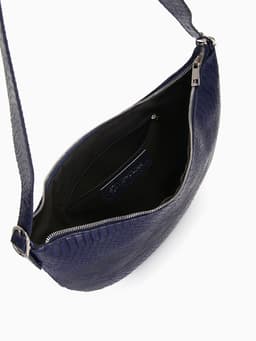 Сумка женская кросс-боди TEXTURA на молнии, 26×3×21 см, синяя