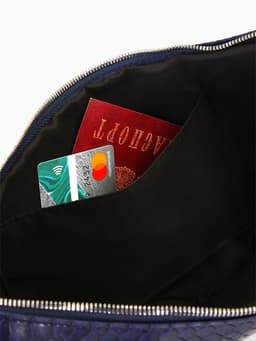 Сумка женская кросс-боди TEXTURA на молнии, 26×3×21 см, синяя