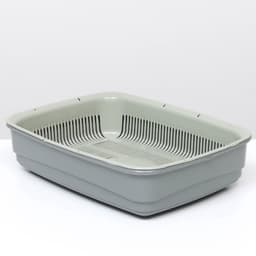 Лоток большой с сеткой Atlantis «Стандарт», 42×31×10 см, серый