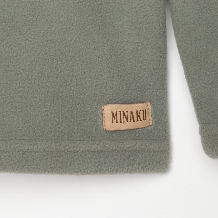Толстовка детская флисовая MINAKU, цвет оливковый, размер 104 см
