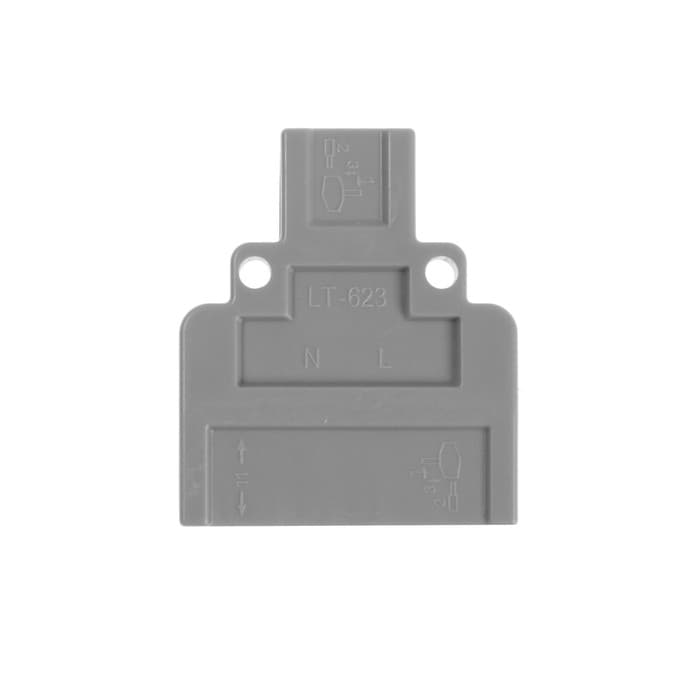 Клемма электрическая проходная, 32 А, 0.08-4 мм2, фаза/ноль, 2 ввод 6 вывод, набор 10 шт.