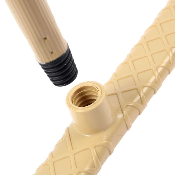 Швабра с усиленным черенком, 142×35×4 см, МИКС