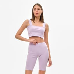 Велосипедки женские MINAKU, лавандовые, размер 44