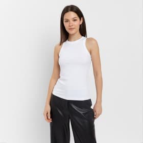 Майка женская MINAKU: Basic line, белая, размер 46