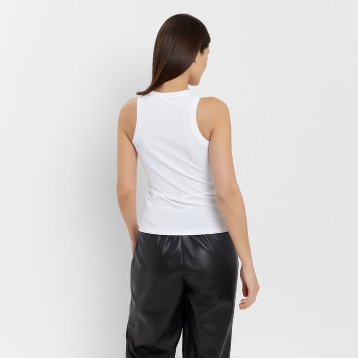 Майка женская MINAKU: Basic line, белая, размер 46